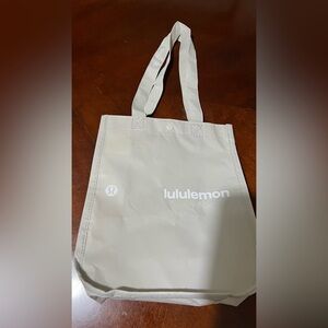 Lululemon Cream Mini Tote